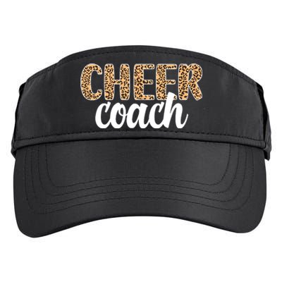 Cheer Coach Leopard Cheerleading Coach Adult Drive Performance Visor