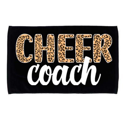 Cheer Coach Leopard Cheerleading Coach Microfiber Hand Towel