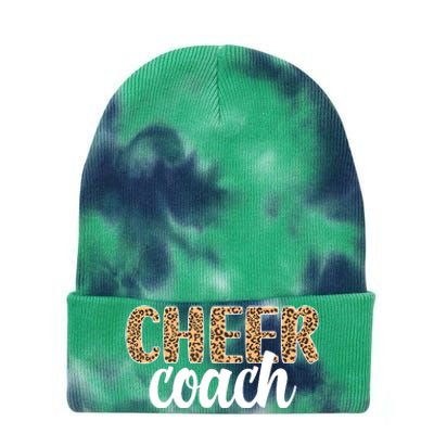 Cheer Coach Leopard Cheerleading Coach Tie Dye 12in Knit Beanie