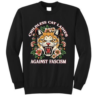 Childless Cat Ladies Against Fascism Sweatshirt