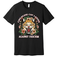 Childless Cat Ladies Against Fascism Premium T-Shirt