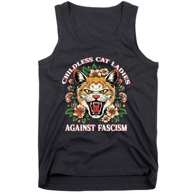 Childless Cat Ladies Against Fascism Tank Top