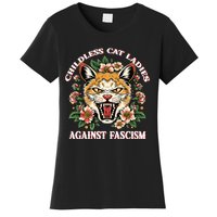 Childless Cat Ladies Against Fascism Women's T-Shirt