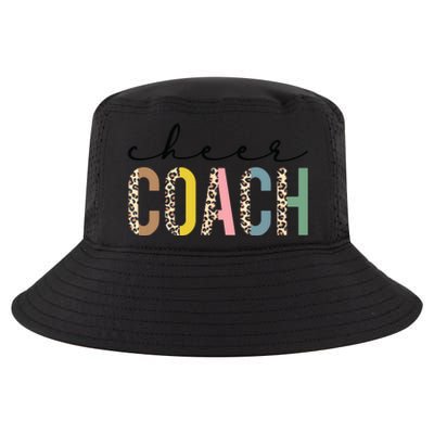 Cheer Coach Leopard Cheerleading Props Cute Cheer For Coach Cool Comfort Performance Bucket Hat