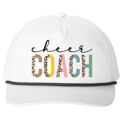 Cheer Coach Leopard Cheerleading Props Cute Cheer For Coach Snapback Five-Panel Rope Hat