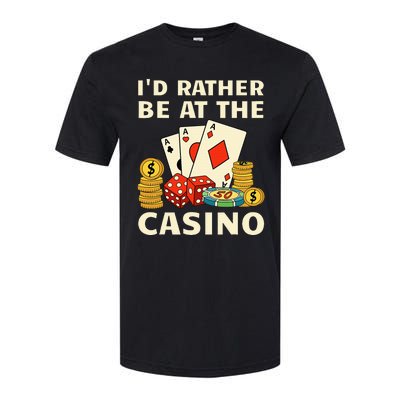 Cool Casino Lover Art For Women Casino Gambling Gambler Softstyle® CVC T-Shirt