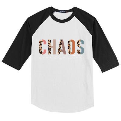 Chaos Coordinator Leopard Kids Colorblock Raglan Jersey
