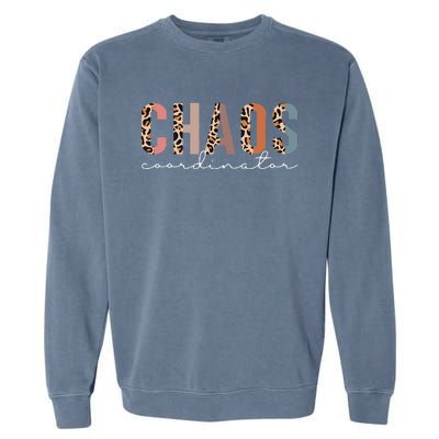 Chaos Coordinator Leopard Garment-Dyed Sweatshirt