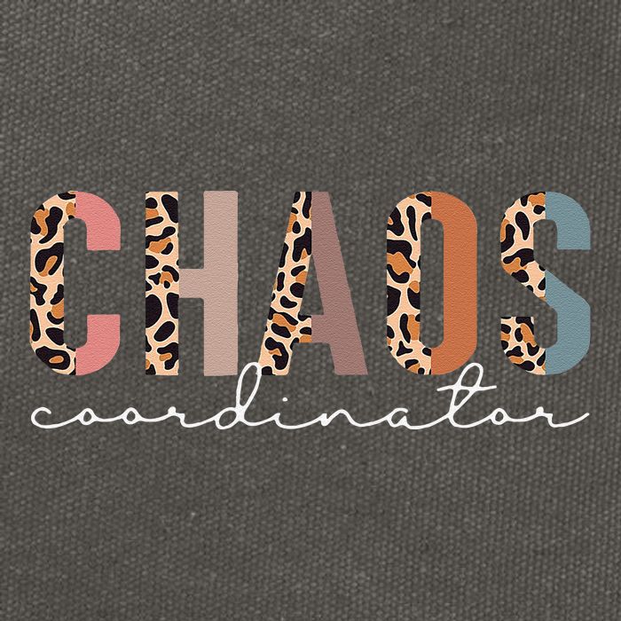 Chaos Coordinator Leopard Cotton Canvas Backpack