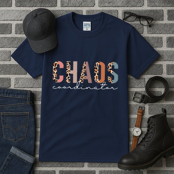 Chaos Coordinator Leopard Tall T-Shirt