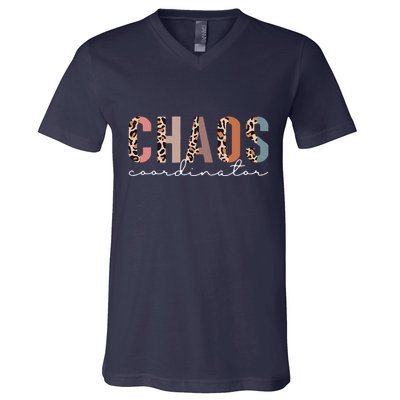 Chaos Coordinator Leopard V-Neck T-Shirt