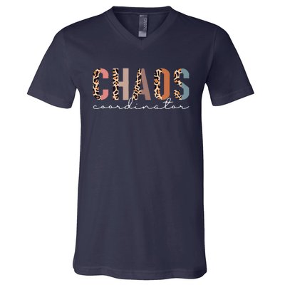 Chaos Coordinator Leopard V-Neck T-Shirt