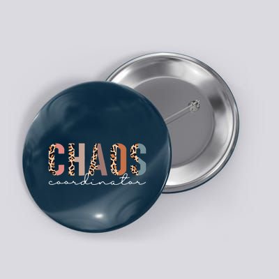 Chaos Coordinator Leopard Button