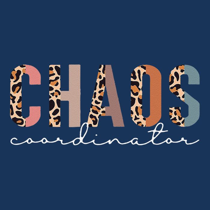 Chaos Coordinator Leopard Poster