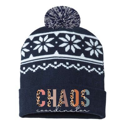 Chaos Coordinator Leopard USA-Made Snowflake Beanie