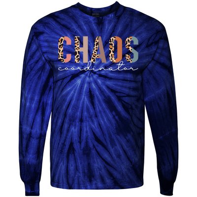 Chaos Coordinator Leopard Tie-Dye Long Sleeve Shirt