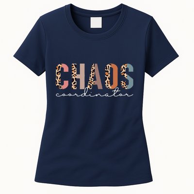 Chaos Coordinator Leopard Womens T-Shirt