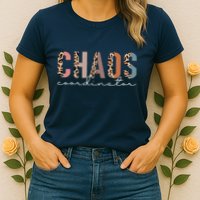 Chaos Coordinator Leopard Womens T-Shirt