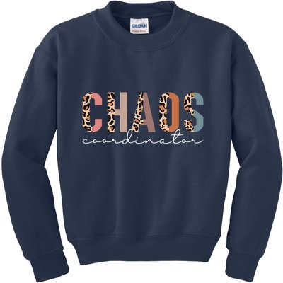 Chaos Coordinator Leopard Kids Sweatshirt