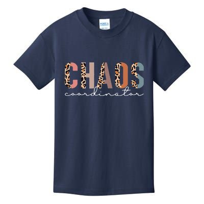 Chaos Coordinator Leopard Kids T-Shirt