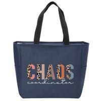 Chaos Coordinator Leopard Zip Tote Bag