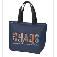 Chaos Coordinator Leopard Zip Tote Bag