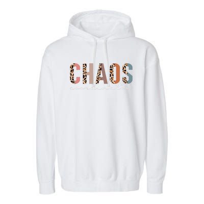 Chaos Coordinator Leopard Garment-Dyed Fleece Hoodie