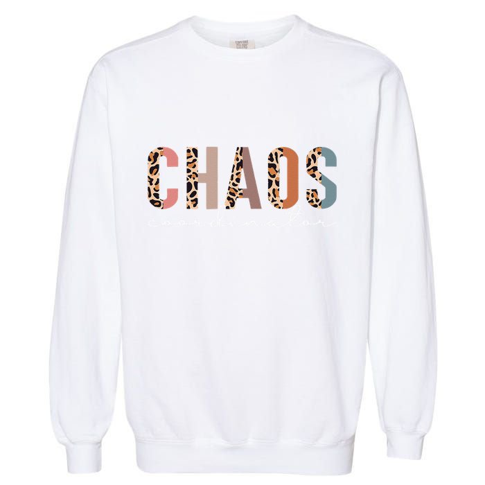 Chaos Coordinator Leopard Garment-Dyed Sweatshirt