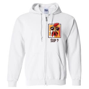 Cute Chicken Lover Gardening Farmer Henhouse Coop Chicken Full Zip Hoodie