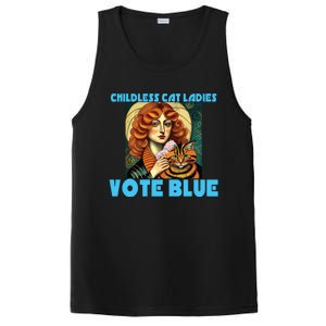 Childless Cat Ladies Vote Blue PosiCharge Competitor Tank