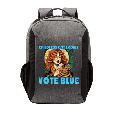 Childless Cat Ladies Vote Blue Vector Backpack