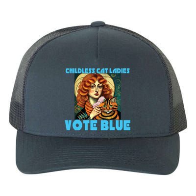 Childless Cat Ladies Vote Blue Yupoong Adult 5-Panel Trucker Hat