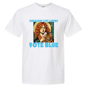 Childless Cat Ladies Vote Blue Garment-Dyed Heavyweight T-Shirt