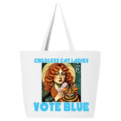 Childless Cat Ladies Vote Blue 25L Jumbo Tote