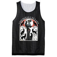 Childless Cat Ladies Cat Karma Retro Funny Mesh Reversible Basketball Jersey Tank