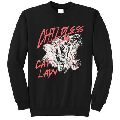 Childless Cat Lady Gift Sweatshirt