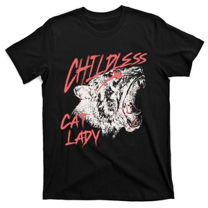 Childless Cat Lady Gift T-Shirt