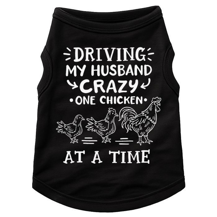 Crazy Chicken Lady Funny Chicken Doggie Tank