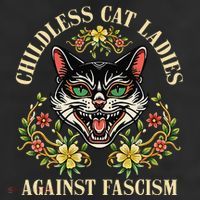 Childless Cat Ladies Against Fascism Cool Comfort Performance Bucket Hat
