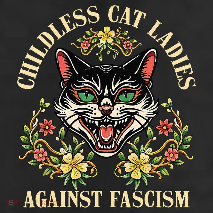 Childless Cat Ladies Against Fascism Cool Comfort Performance Bucket Hat
