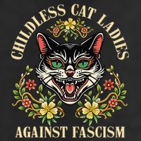Childless Cat Ladies Against Fascism Adult Drive Performance Visor