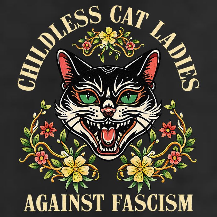 Childless Cat Ladies Against Fascism Adult Drive Performance Visor