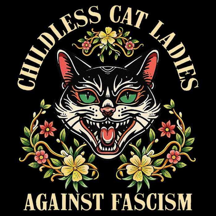 Childless Cat Ladies Against Fascism Mesh Reversible Basketball Jersey Tank