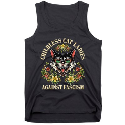Childless Cat Ladies Against Fascism Tank Top