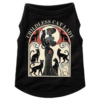 Childless Cat Ladies Cat Karma Retro Funny Doggie Tank