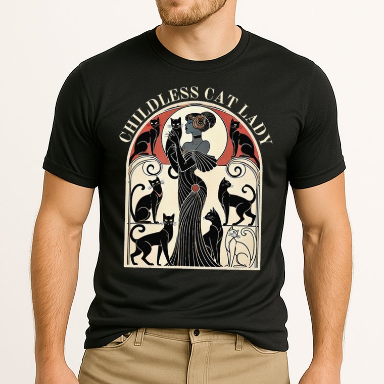 Childless Cat Ladies Cat Karma Retro Funny Performance Shirt