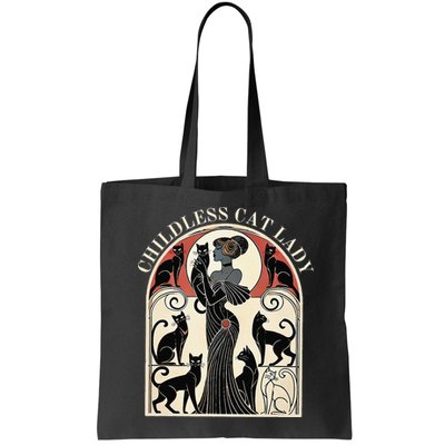 Childless Cat Ladies Cat Karma Retro Funny Bag