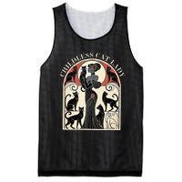 Childless Cat Ladies Cat Karma Retro Funny Mesh Reversible Basketball Jersey Tank