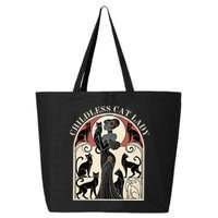 Childless Cat Ladies Cat Karma Retro Funny 25L Jumbo Tote