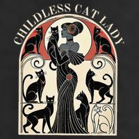 Childless Cat Ladies Cat Karma Retro Funny 25L Jumbo Tote